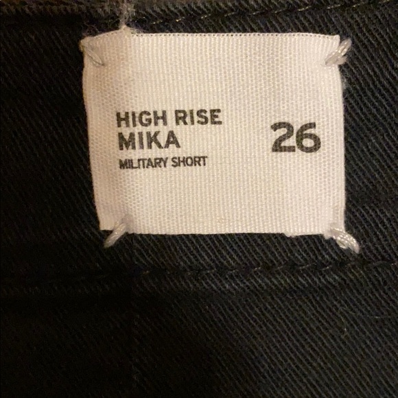 NWT HUDSON Military Shorts Army Green - Picture 3 of 6